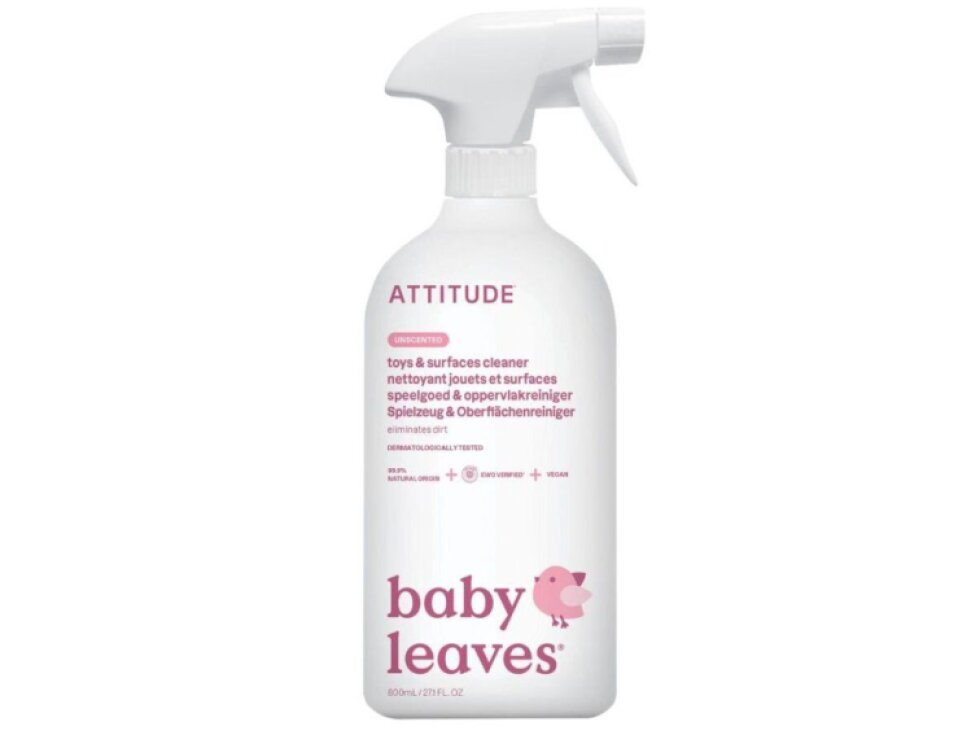 ATTITUDE Čistič na dětské hračky a povrchy, 800 ml, bez vůně