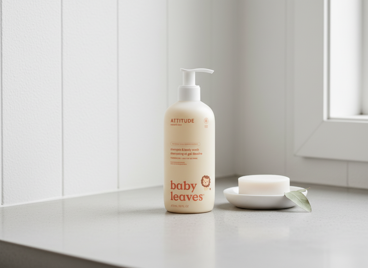 ATTITUDE Baby leaves 2v1 Šampon a Mýdlo - Hruška 473ml