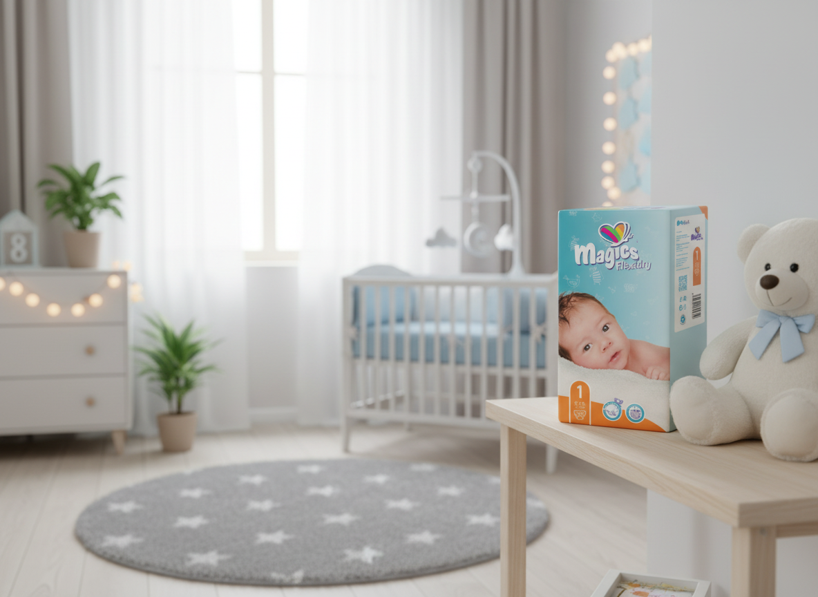 Magics Flexidry Newborn 2-5 kg, 50 ks - Nejtenčí plenky