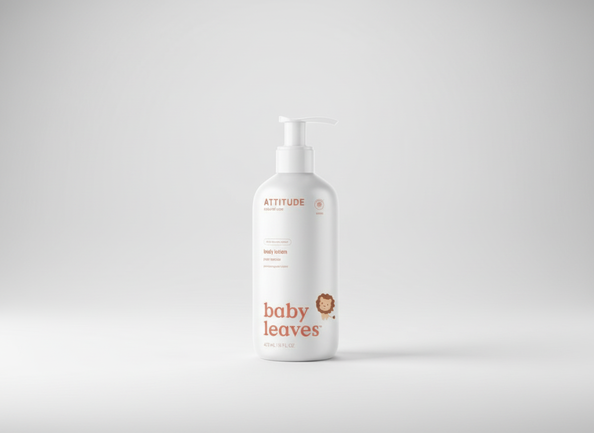 ATTITUDE Baby leaves Dětské tělové mléko 473 ml - Hrušková šťáva