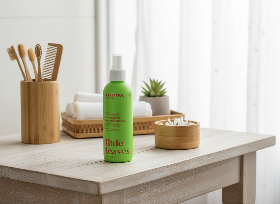 ATTITUDE Little leaves Dětský Sprej na Rozčesávání - Meloun a Kokos 240ml