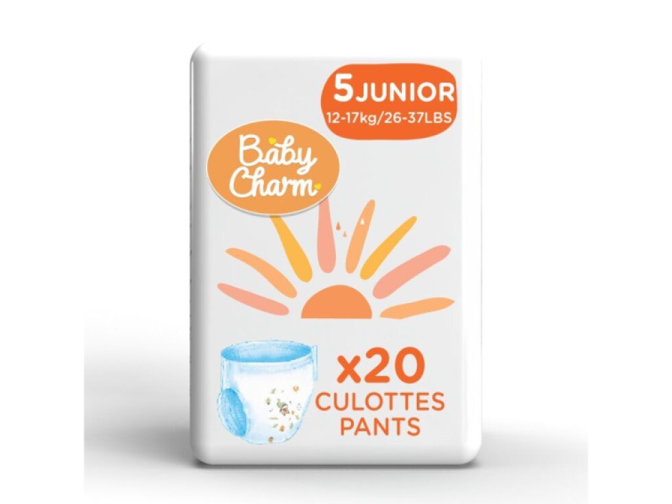 Baby Charm Super Dry PANT vel. 5 (12 - 17 kg) 20 ks