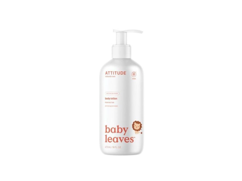 ATTITUDE Baby leaves Dětské tělové mléko 473 ml - Hrušková šťáva