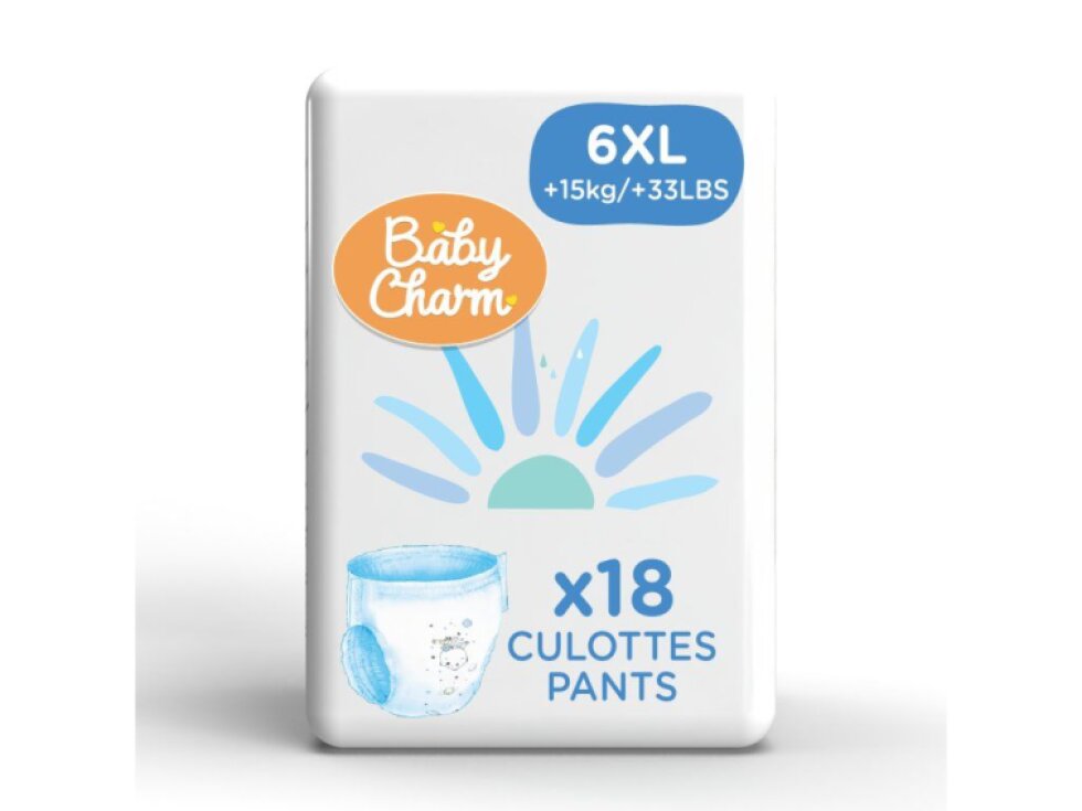 Baby Charm Super Dry PANT vel. 6 XL 15+ (18ks)