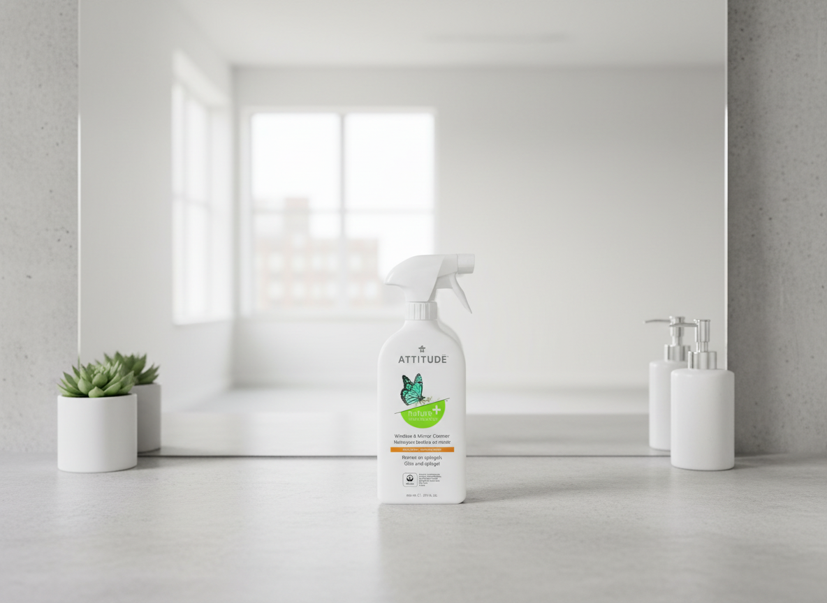 ATTITUDE Čistič na sklo, Citronová kůra, 800 ml, EcoLogo