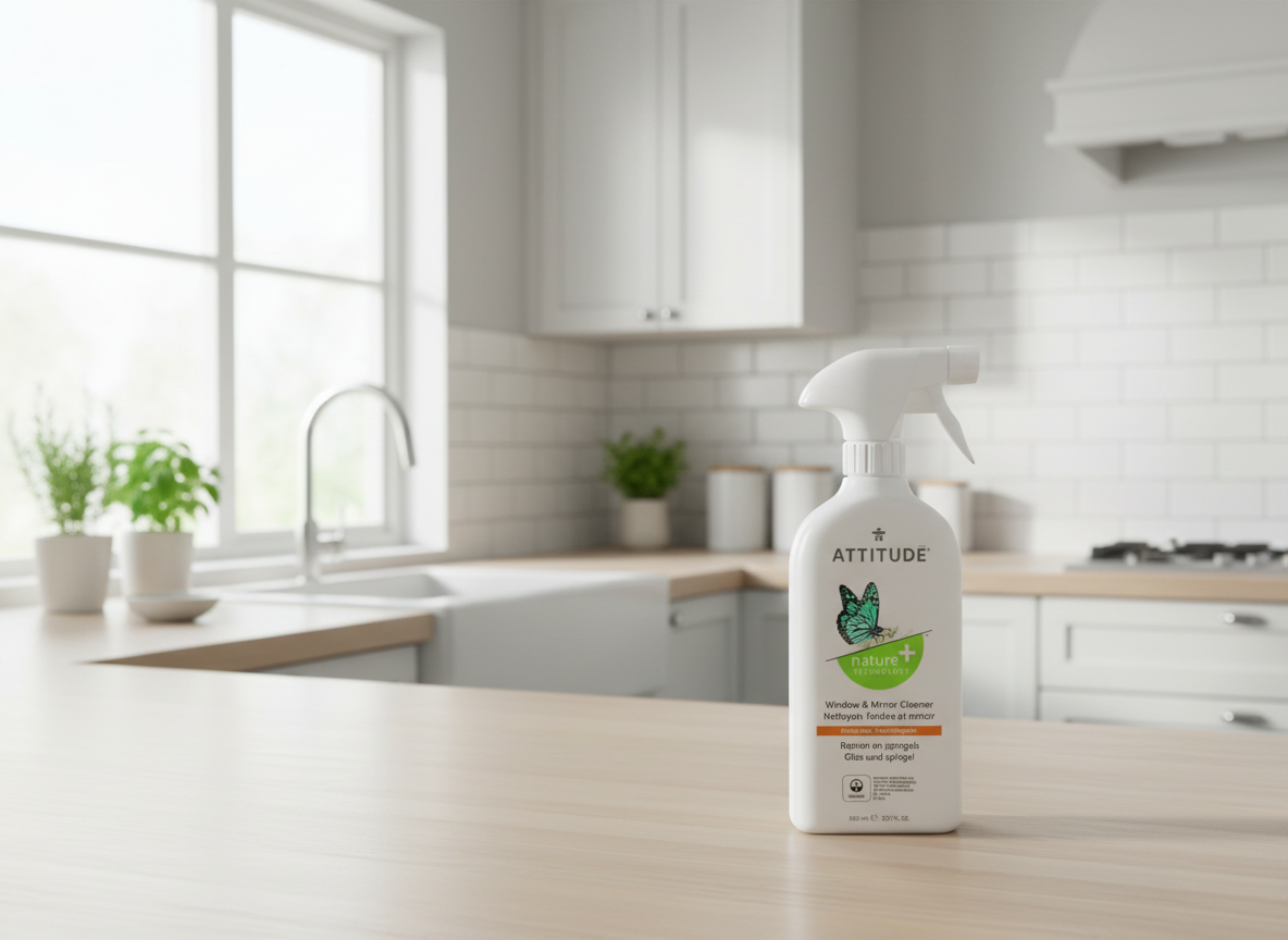 ATTITUDE Čistič na sklo, Citronová kůra, 800 ml, EcoLogo