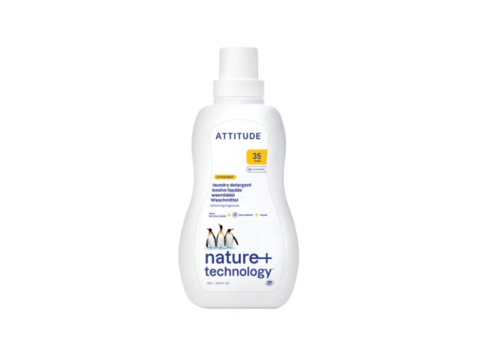ATTITUDE Prací gel Citronová kůra 1050 ml - Eco a Hypoalergenní