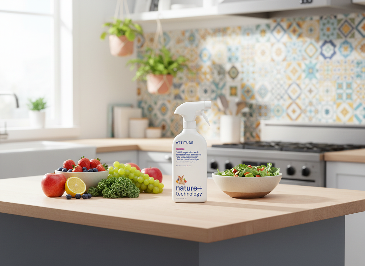 ATTITUDE Čistící Prostředek na Ovoce a Zeleninu bez Vůně 800 ml
