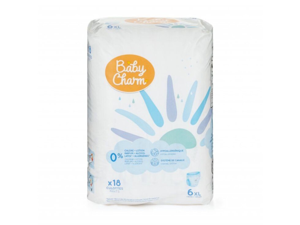 Baby Charm Super Dry PANT vel. 6 XL 15+ (18ks)