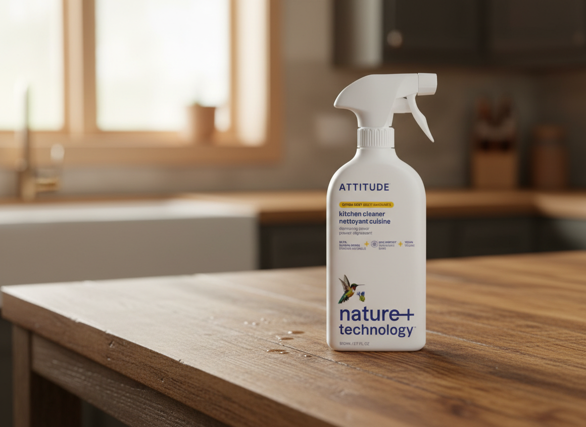 ATTITUDE Čistič na kuchyně, citronová kůra, 800 ml, EcoLogo certifikace