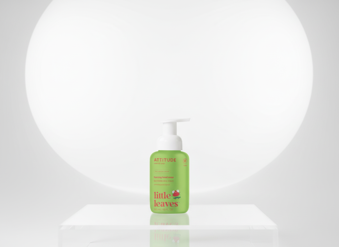 ATTITUDE Little leaves Dětské pěnivé mýdlo Meloun & Kokos 295 ml