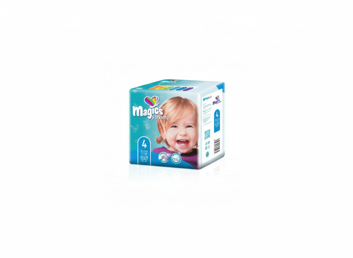 Magics Flexidry Plenky Vel. 4, 9-14 kg, 31 ks - Nejtenčí a Savé