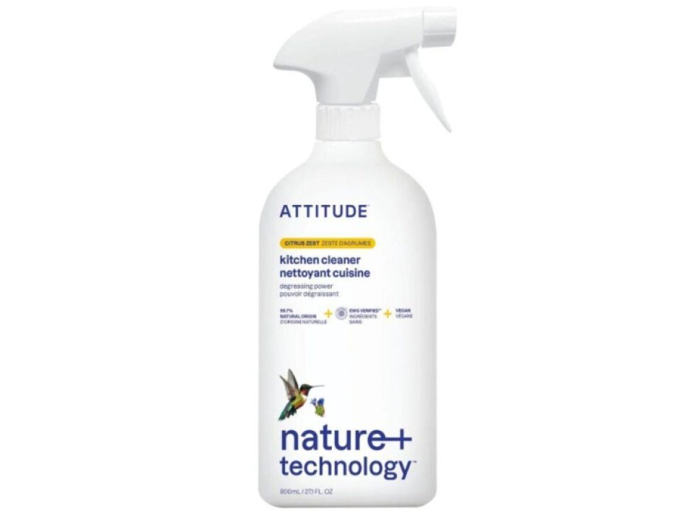 ATTITUDE Čistič na kuchyně, citronová kůra, 800 ml, EcoLogo certifikace