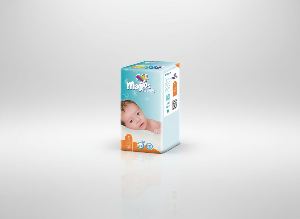 Magics Flexidry Newborn 2-5 kg, 50 ks - Nejtenčí plenky