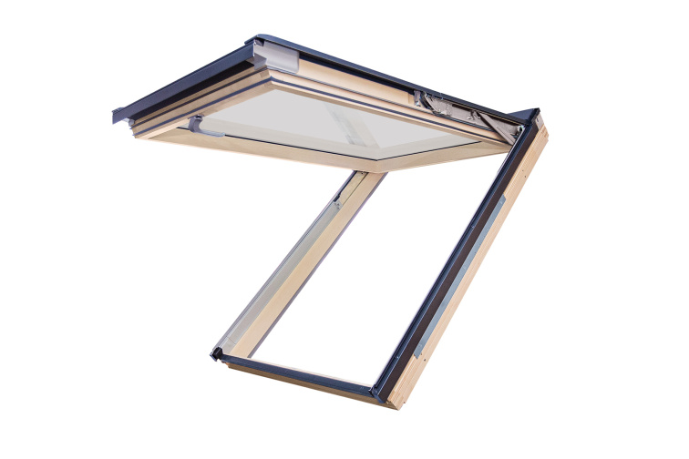 Střešní okno VELUX GLL 1061 Z dřevěné s trojsklem - detail