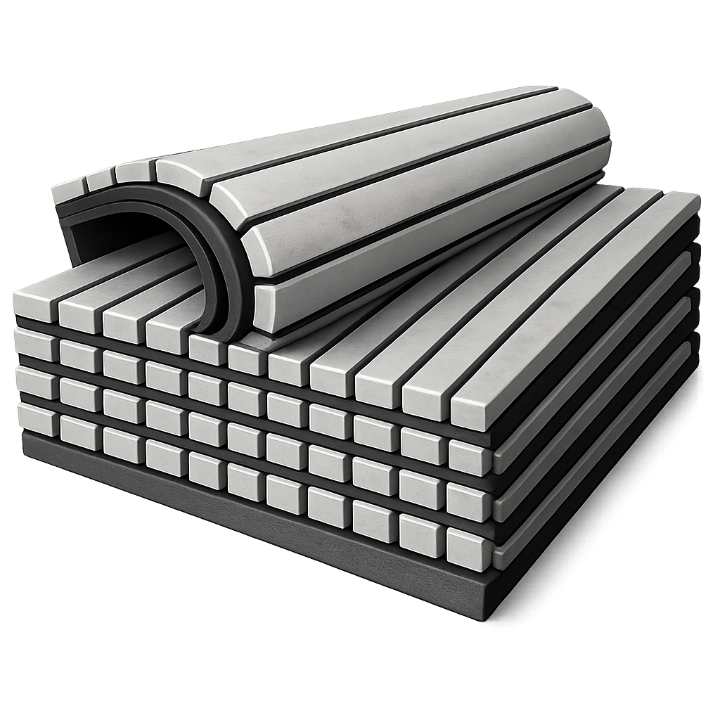 Obkladový panel na dřevěné desce, Beton 2600*400 mm