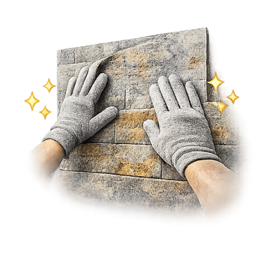 Kamenná dýha, Sanjeevani White, 122x244 cm