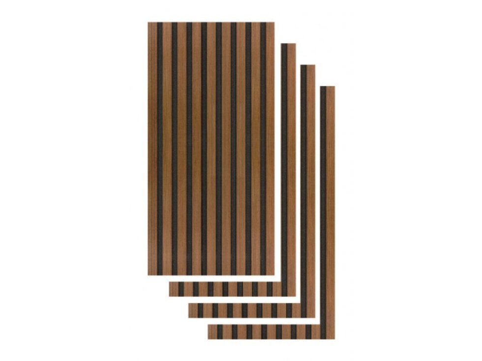 Sada 4 ks obkladových panelů, Ořech čokoládový 800*400 mm