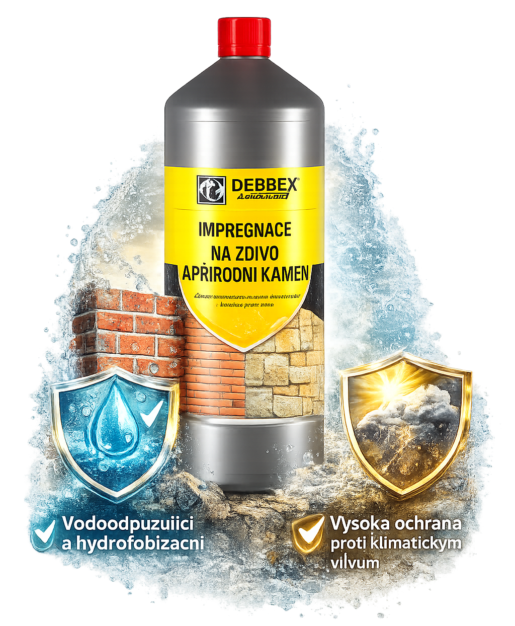 Impregnace na zdivo a přírodní kámen 1l