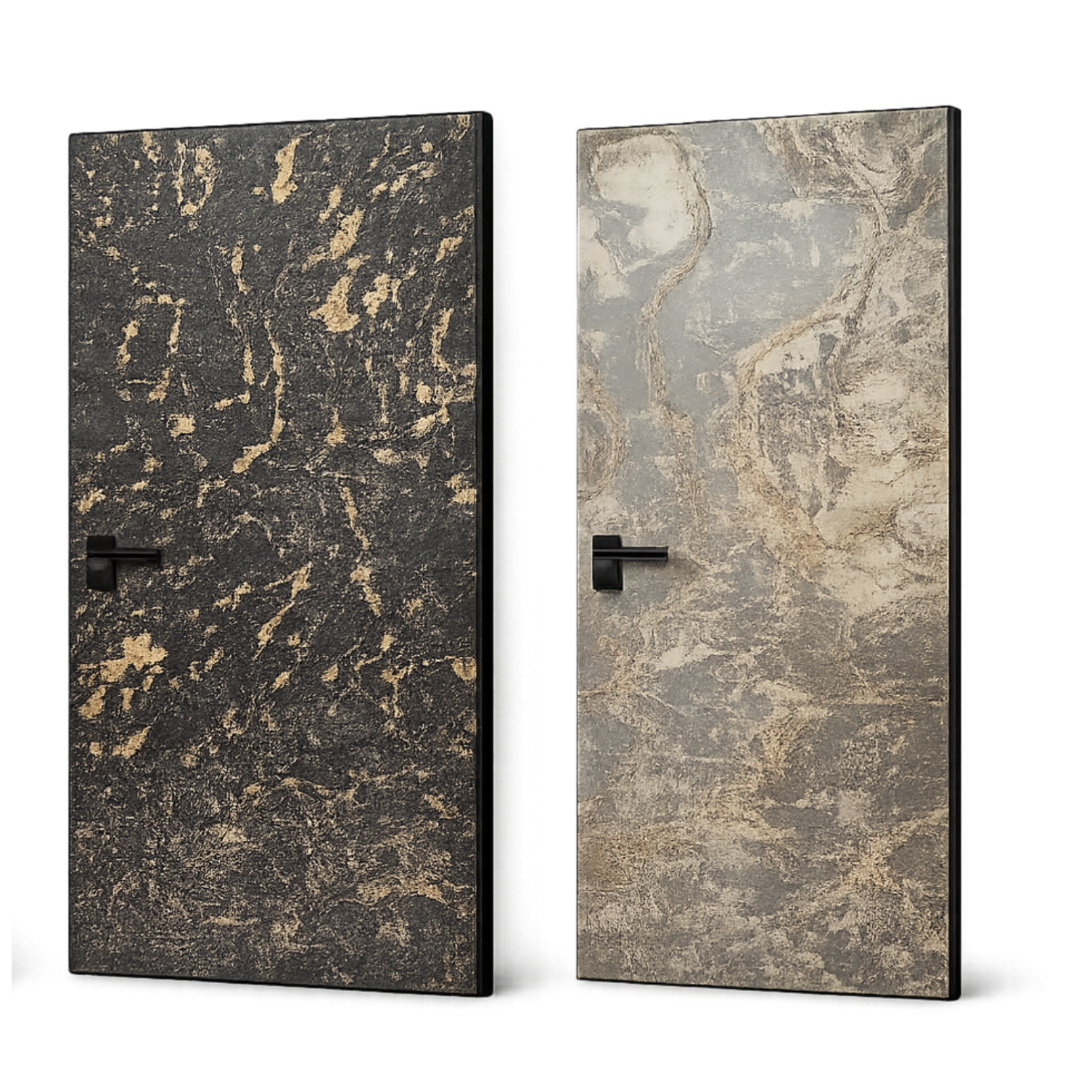 Dveře z kamenné dýhy