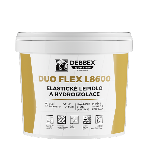 Den Braven Elastické lepidlo a hydroizolace DUO FLEX L8600 5 kg