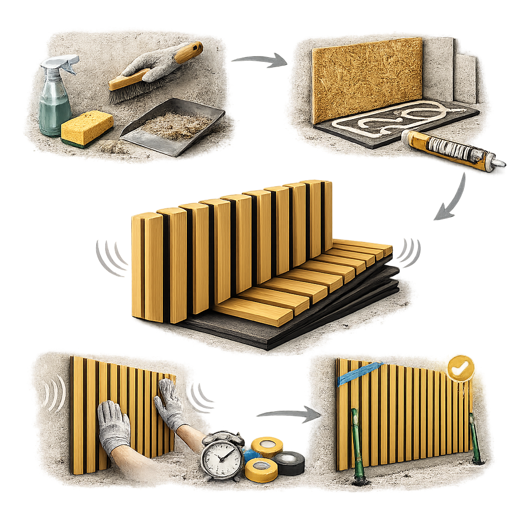 Obkladový panel, Černá 800*400 mm