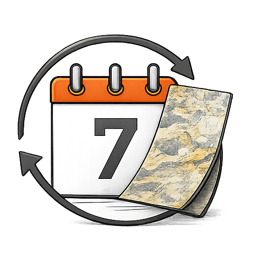 Vzorky kamenná dýha, dle výběru 10x10 cm