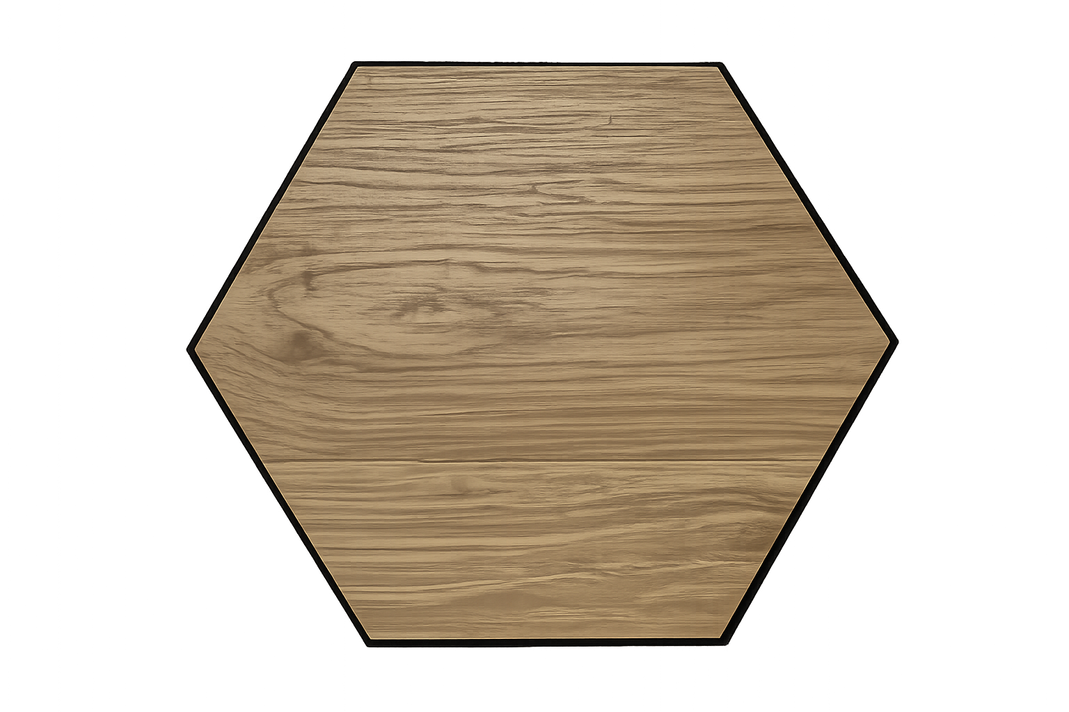 SADA 6 ks dekorativních obkladů na stěnu, dekor Dub, Hexagon