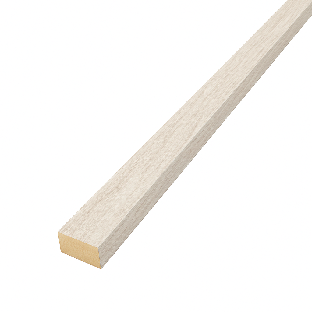 Nástěnná lamela, dekor Jilm bílý 27*12*2600