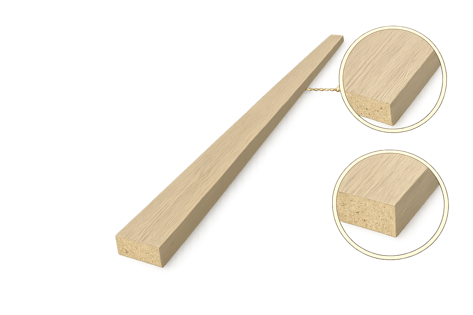 Nástěnná lamela, dekor Dub Sonoma 27*12*2600