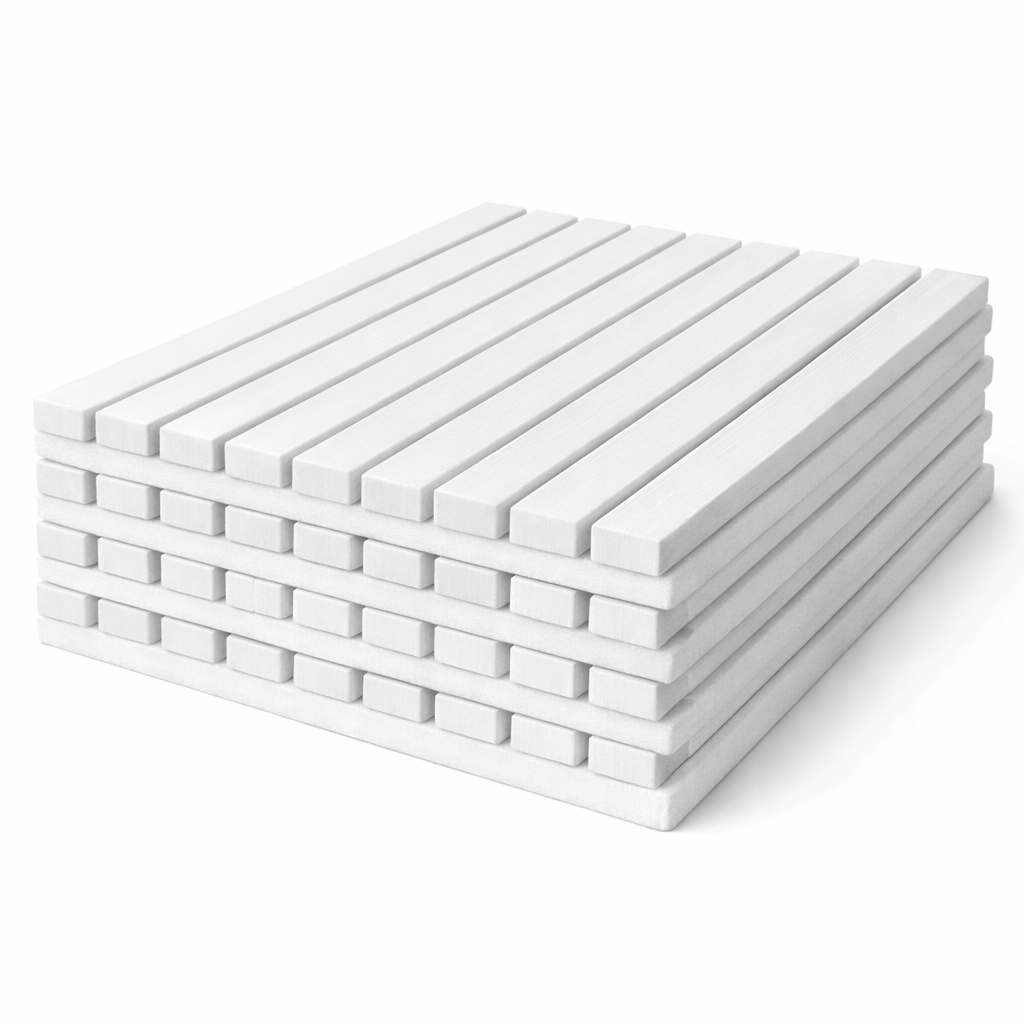 Obkladový panel na bílé desce, Bílá 2600*400 mm