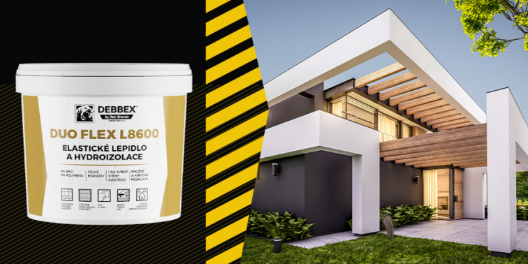 Den Braven Elastické lepidlo a hydroizolace DUO FLEX L8600 5 kg