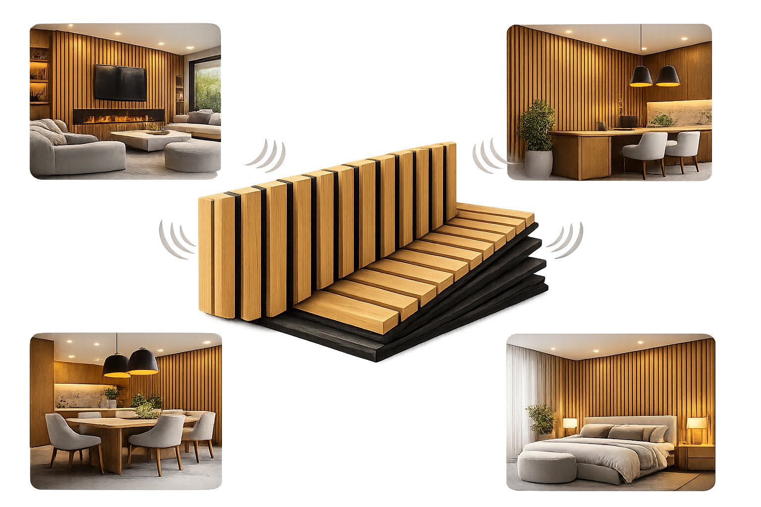 Obkladový panel, Dub 2600*400 mm