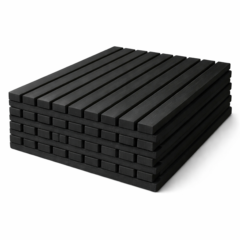 Obkladový panel na černé desce, Černá 2600*400 mm