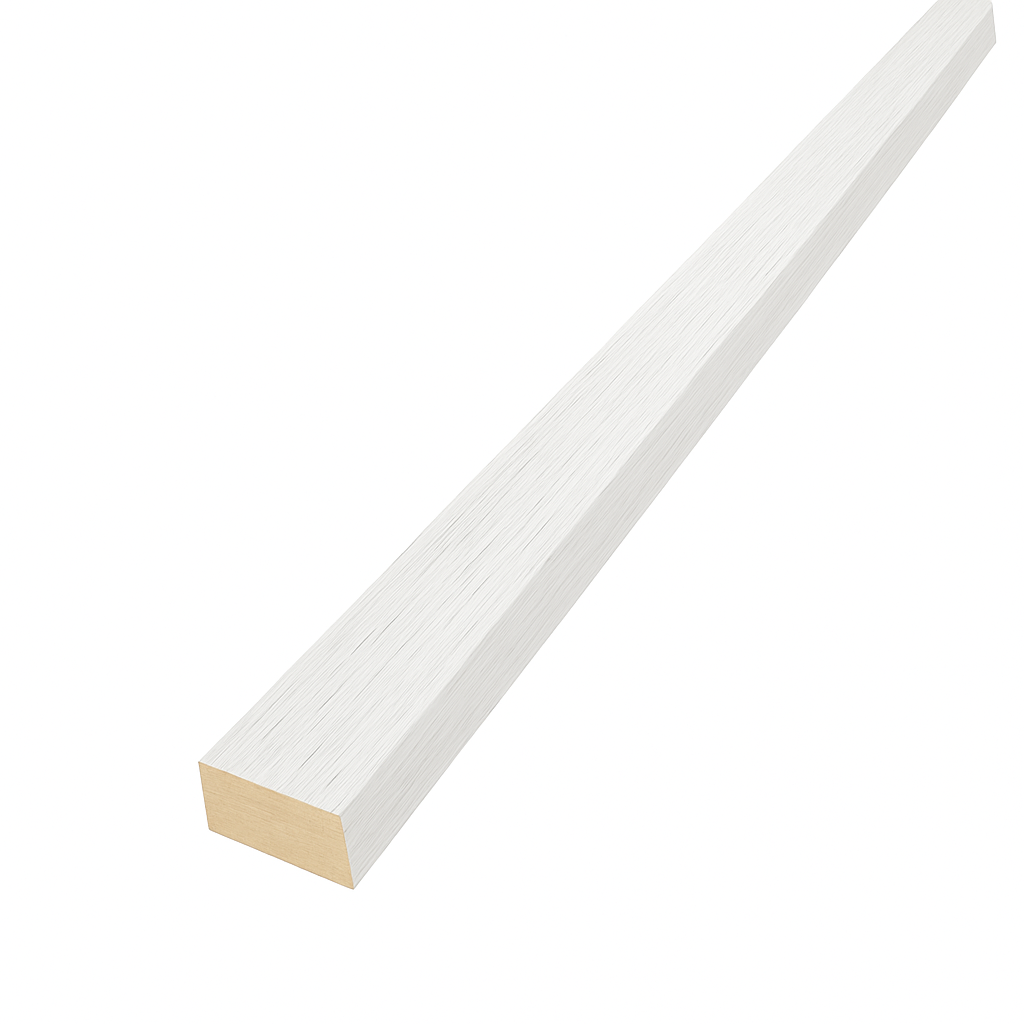 Nástěnná lamela, dekor Jasan bílý 27*12*2600