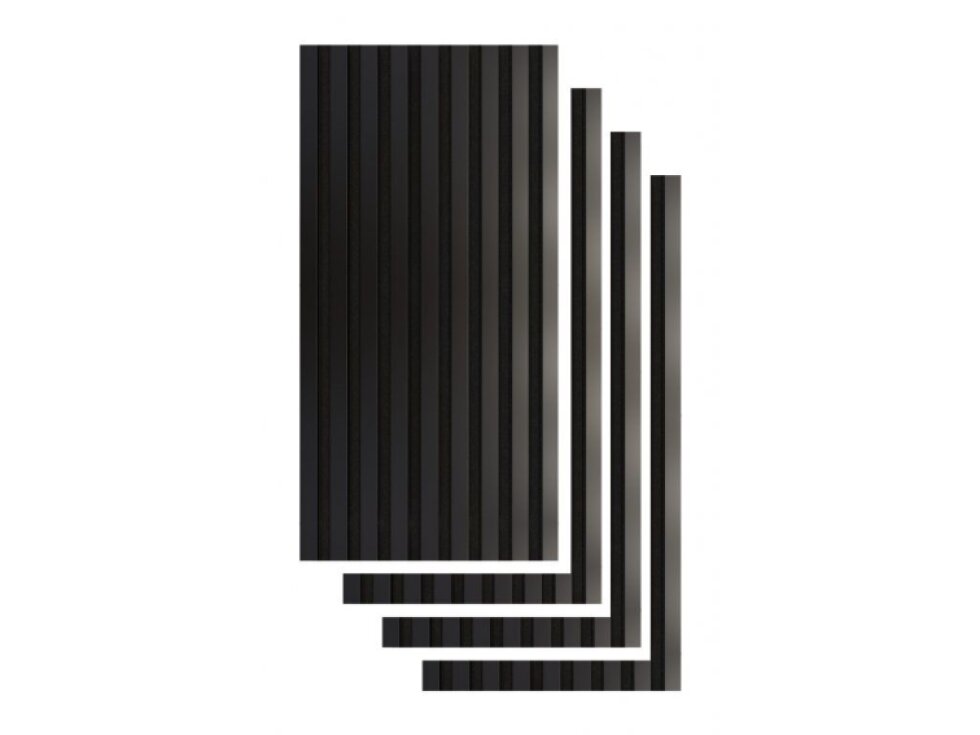 Sada 4 ks obkladových panelů, Černá 800*400 mm