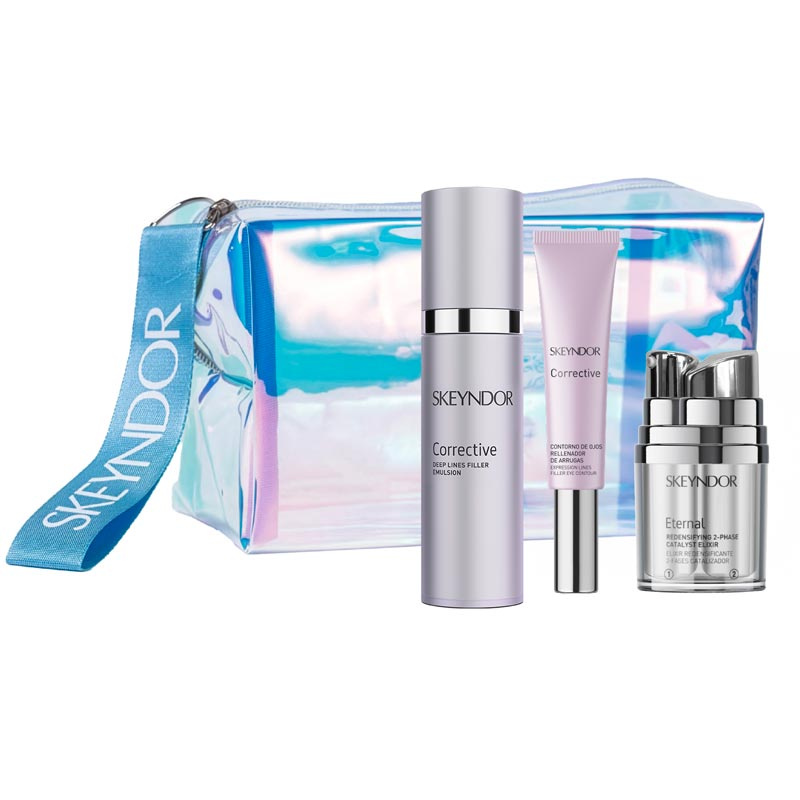 Skeyndor Corrective Set - emulze pro normální až smíšenou pleť 50 ml + oční krém 15 ml + dvoufázový pleťový elixír 2x5 ml