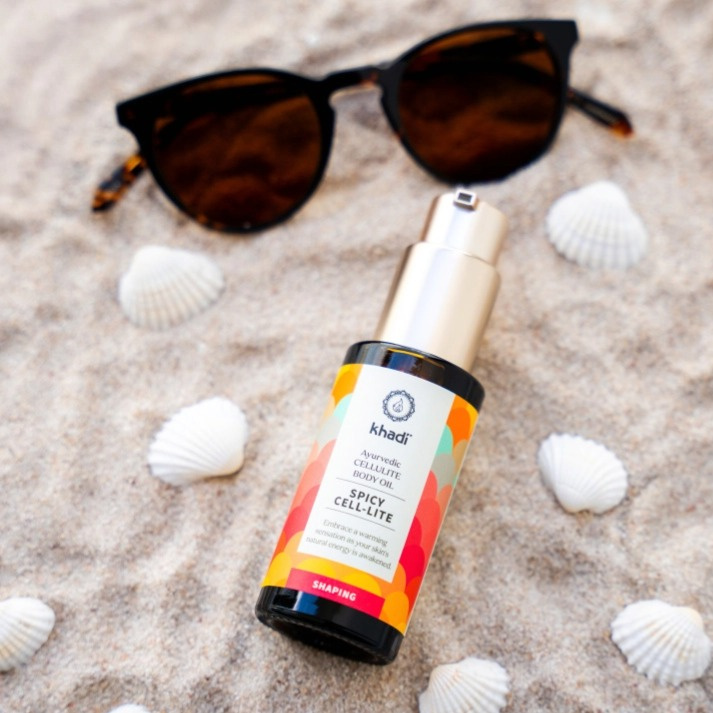Khadi Cellulitide Body Oil Spicy Cell-Lite - přírodní tělový olej proti celulitidě 50 ml