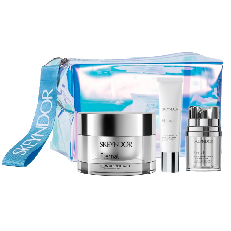 Skeyndor Eternal Set - krém proti vráskám pro normální až suchou pleť 50 ml + oční krém 15 ml + pleťový elixír 2x5 ml