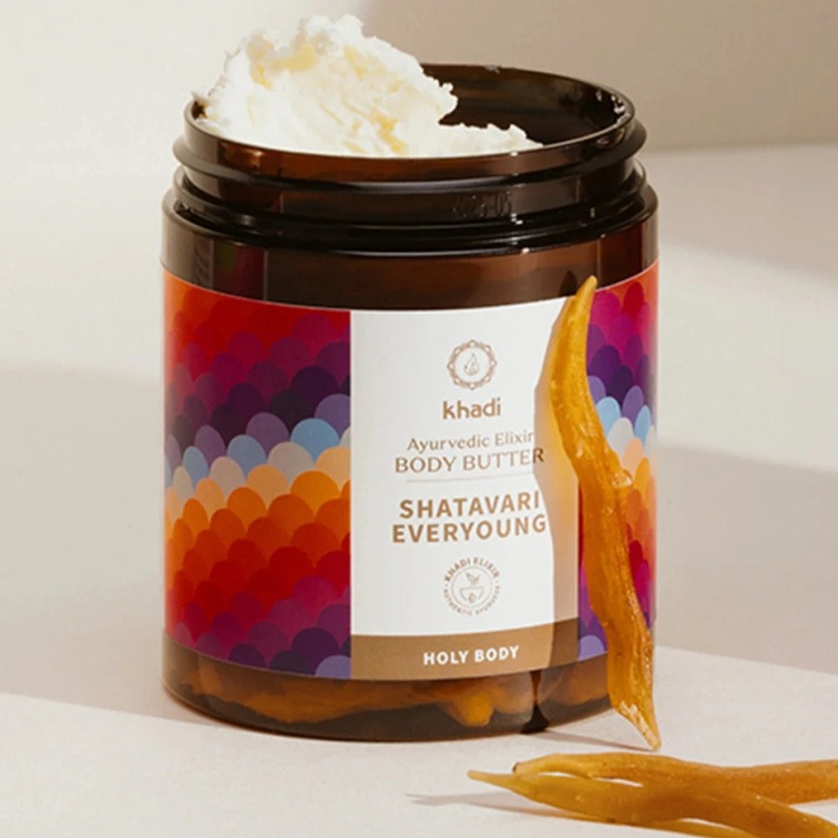 Khadi Body Butter Shatavari Everyoung - tělové máslo “věčné mládí” s anti-aging efektem 250 ml