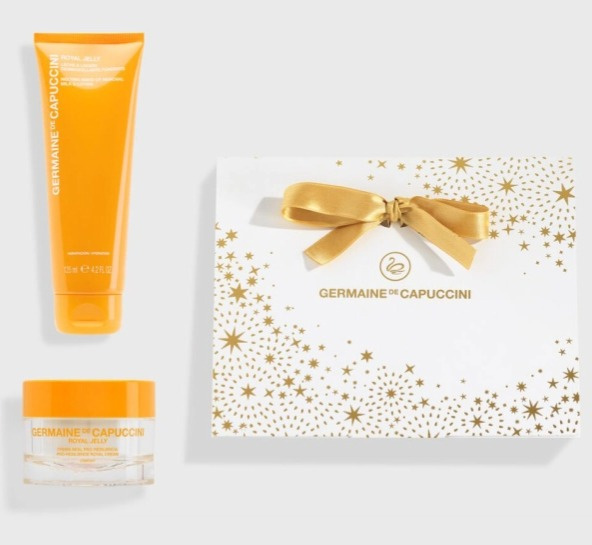 Germaine de Capuccini Royal Jelly Comfort Set – krém pro normální pleť 50 ml + odličovací mléko a lotion 125 ml