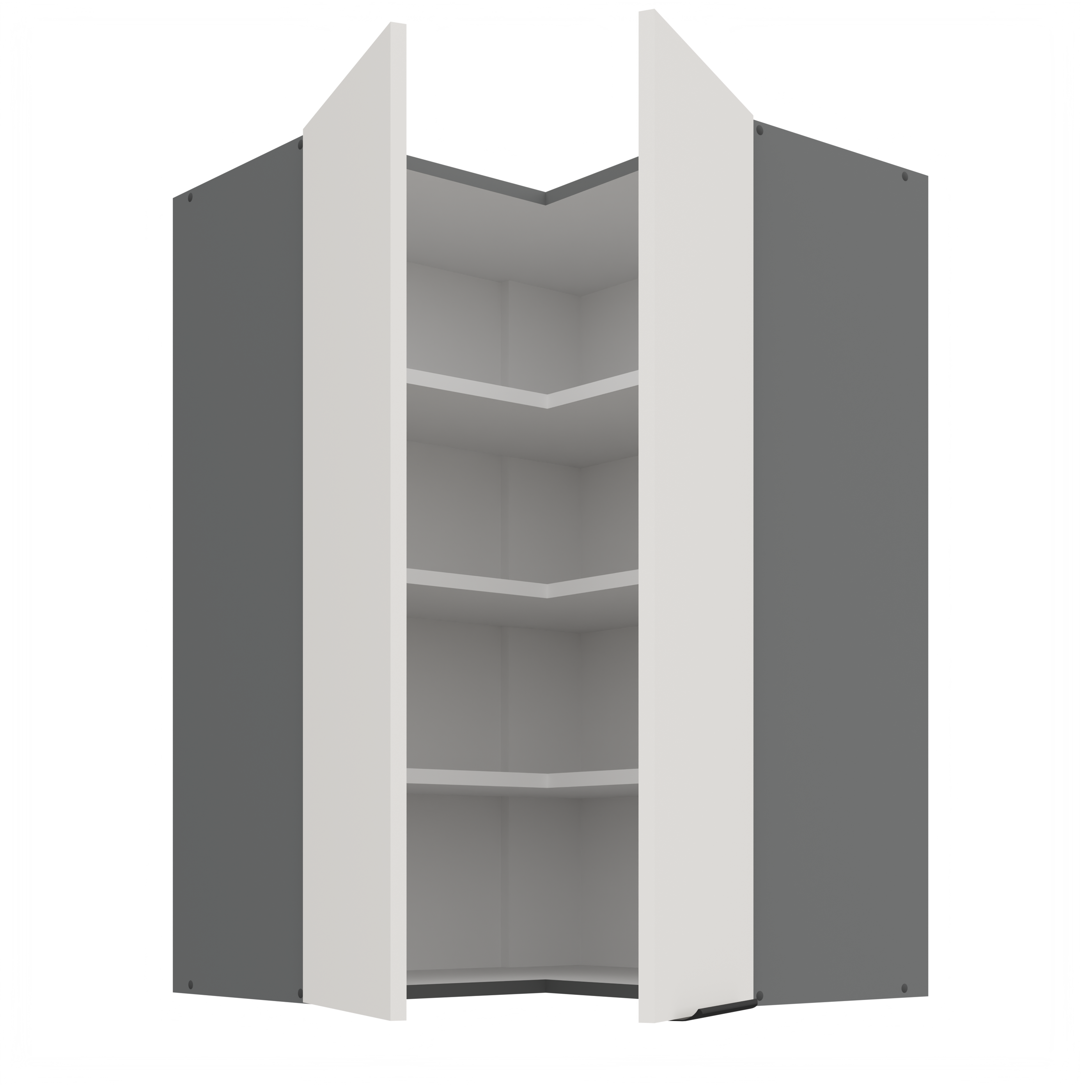 Horní rohová skříňka Aria ANT 60x60 GN-90 2F (90°)