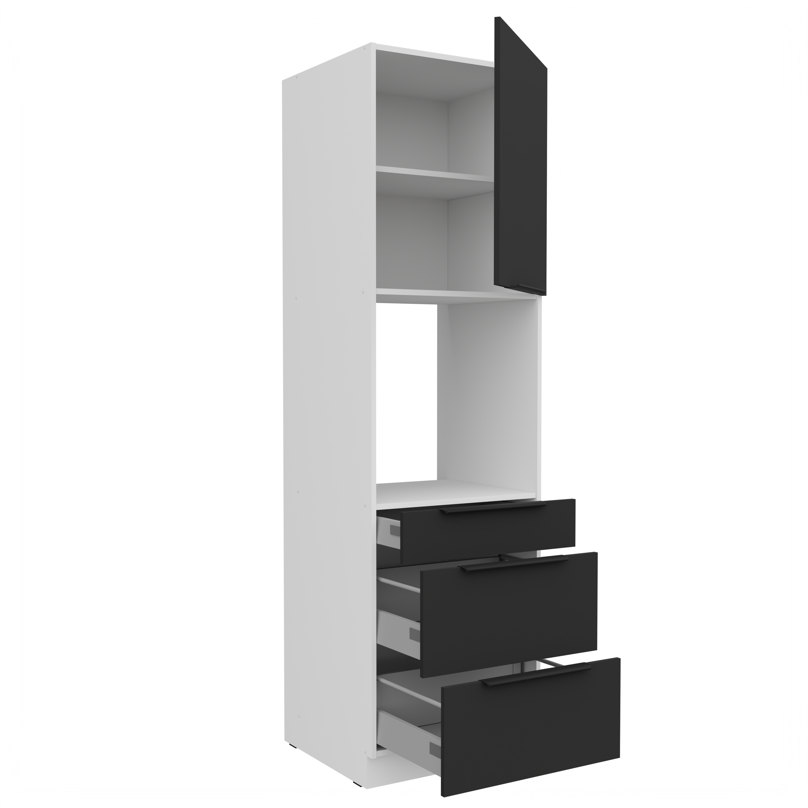 Vysoká skříňka pro vestavnou troubu Aria 60 DPS-210 3S 1F - Premium Box