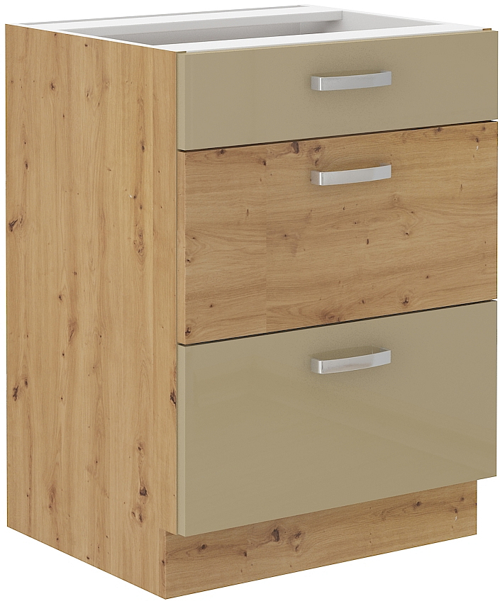 Spodní skříňka Artisan 60 D 3S BB - Premium Box
