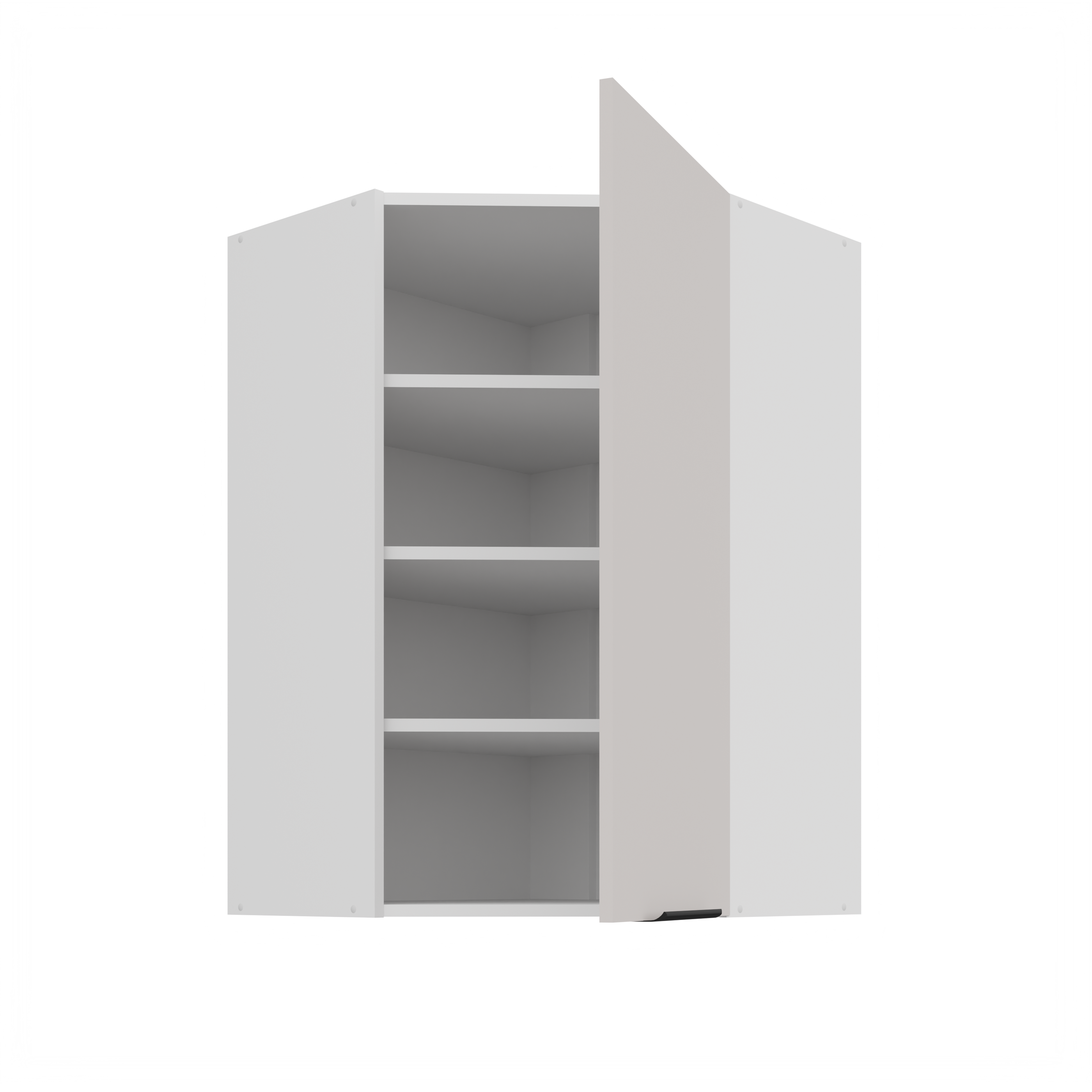 Horní rohová skříňka Como 60x60 GN-90 1F (45°)