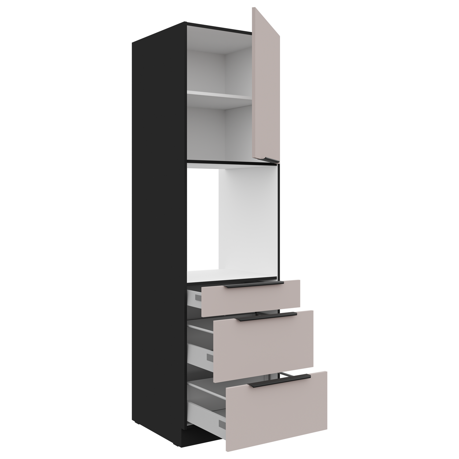 Vysoká skříňka pro vestavnou troubu Arona 60 DPS-210 3S1F - Premium Box