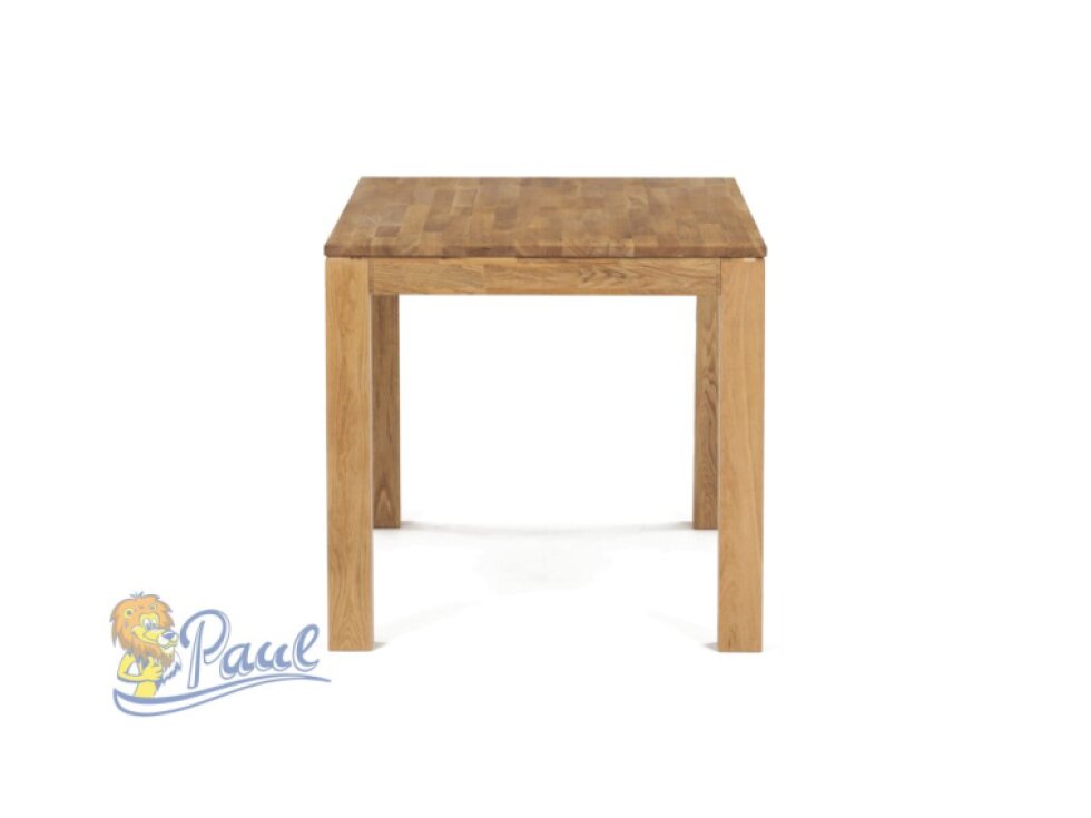 Jídelní stůl 120x80x75 cm, masiv dub bílý, povrchová úprava olejem, nohy 8x8 cm