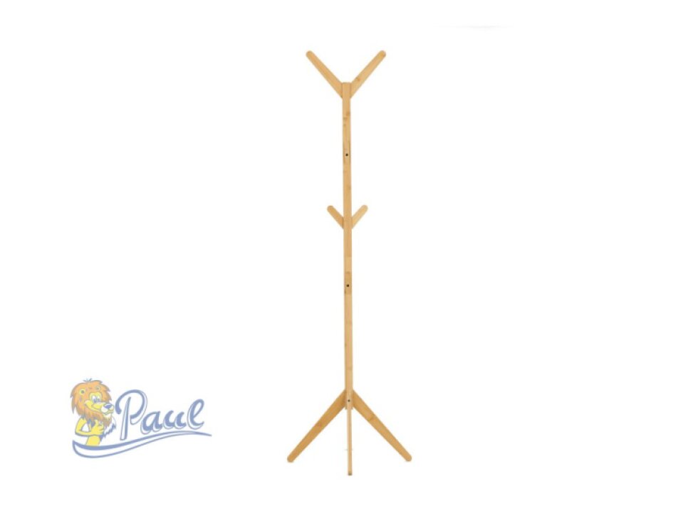 Stojanový věšák, bambus, přírodní, DR-B017 NAT