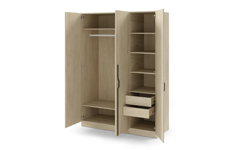 Šatní skříň Braga BR2 - Se zásuvkami