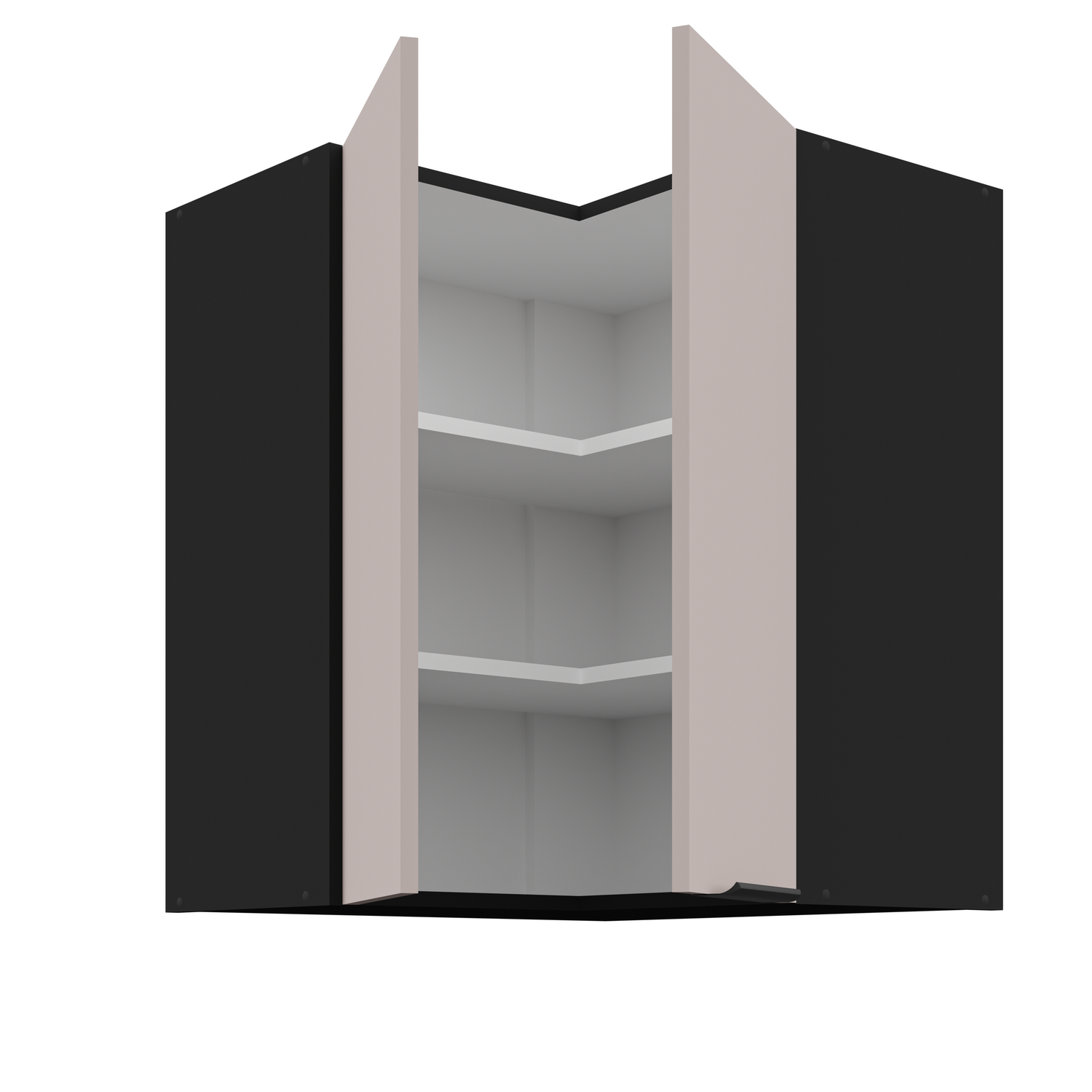 Horní rohová skříňka Arona 60x60 GN-72 2F (90°)